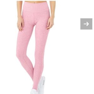 Alo Yoga AloSoft Leggings in Pink Heather